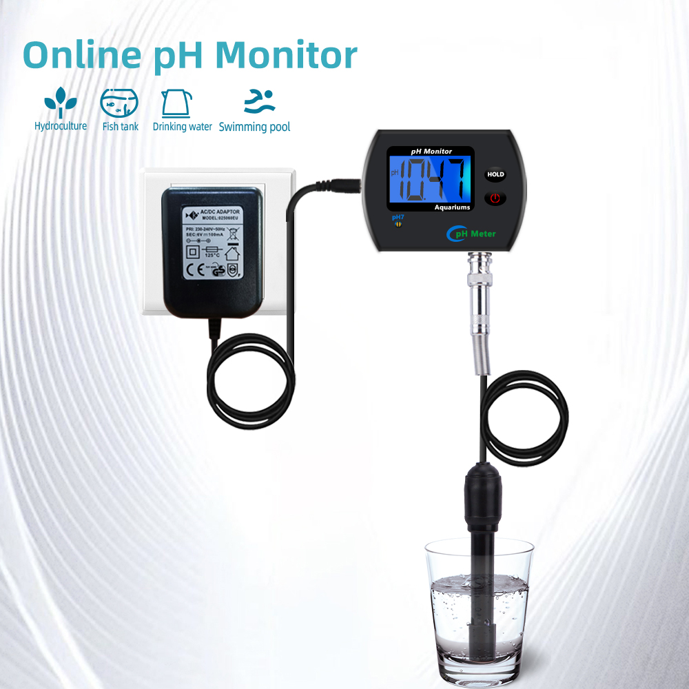 Marine Aquarium Water Analyzer - Digital Ph Meter Aquarium น้ำดื่ม PH