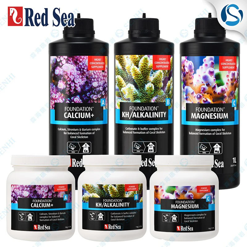 Marine Aquarium Test Kit - สารเสริมแคลเซียม สตรอนเซียม แมกนีเซียม KH ของเรดซี ฟาวเดชั่น