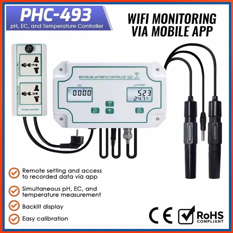 Marine Aquarium Water Analyzer - เครื่องควบคุมค่า pH แบบ 3-in-1 สำหรับตู้ปลา GA