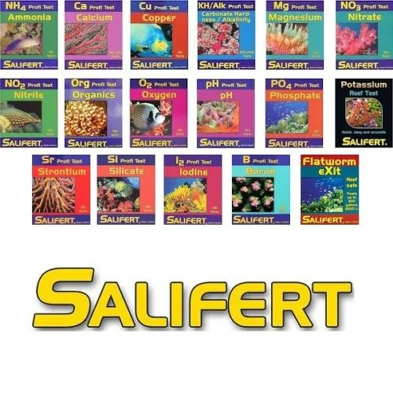 Marine Aquarium Test Kit - Salifert ชุดทดสอบ Ca แคลเซียม Cu I2