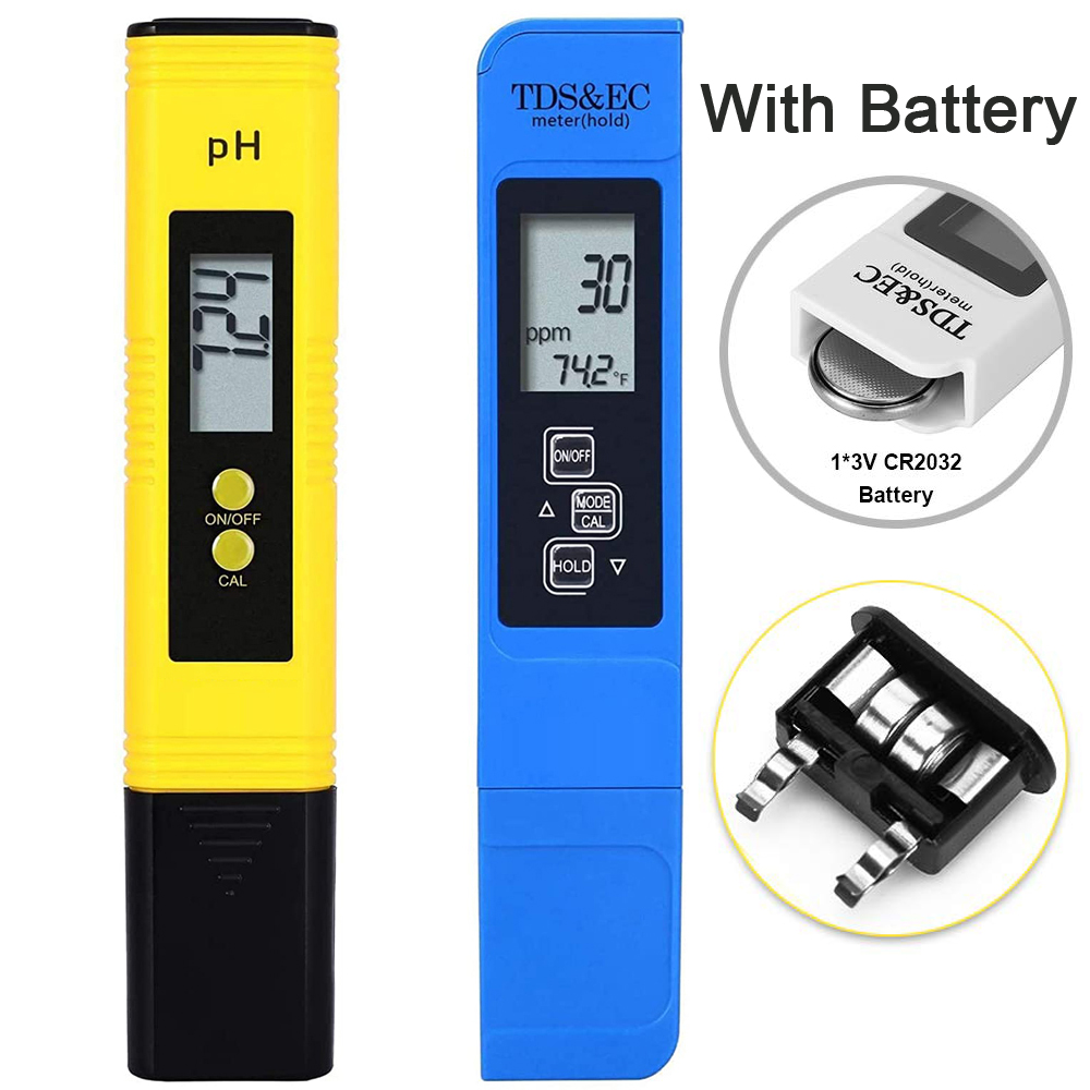 Marine Aquarium Water Analyzer - PH Meter & TDS Meter เครื่องทดสอบคุณภาพน้ําแบบดิจิตอล