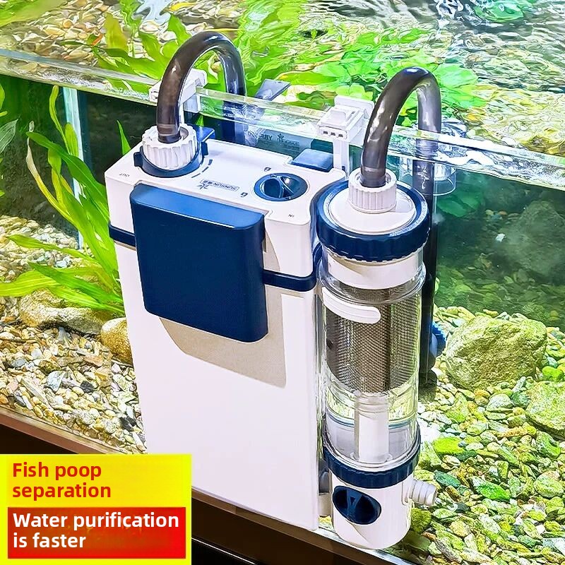 Marine Aquarium Uv Light - SUNSUN ใหม่ถังกรองปลา YBF-500 กรองออกซิเจนแบบบูรณาการเครื่องกรองน้ําปั๊มติดผนังห้องน้ําปลา