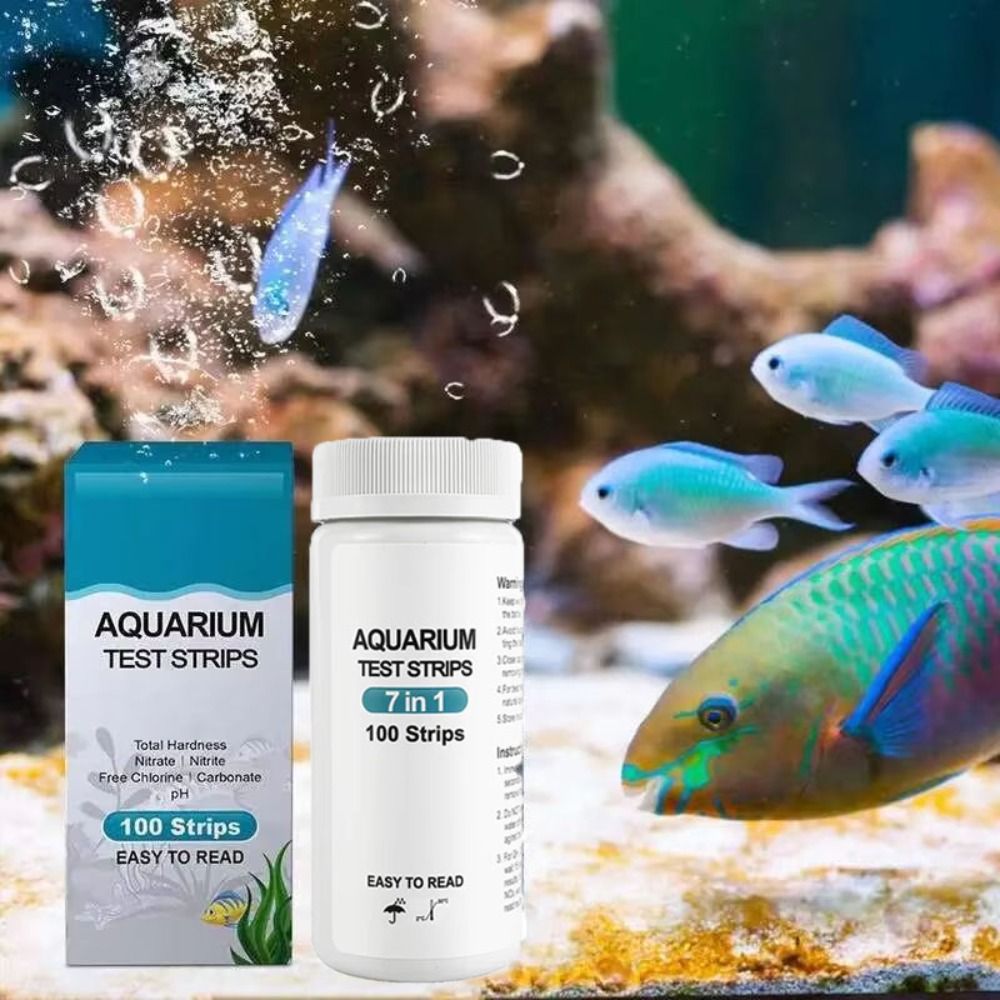 Marine Aquarium Test Kit - 7 in 1 100Pcs Aquarium Test