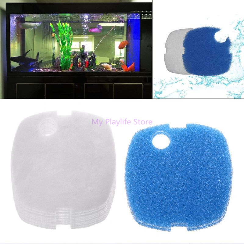 Marine Aquarium Uv Light - 10ชิ้นแผ่นกรองตู้ปลาฟองน้ำสำหรับ HW-302 sunsun/505A กระป๋องกรองถังปลาอุปกรณ์เสริมตัวกรอง