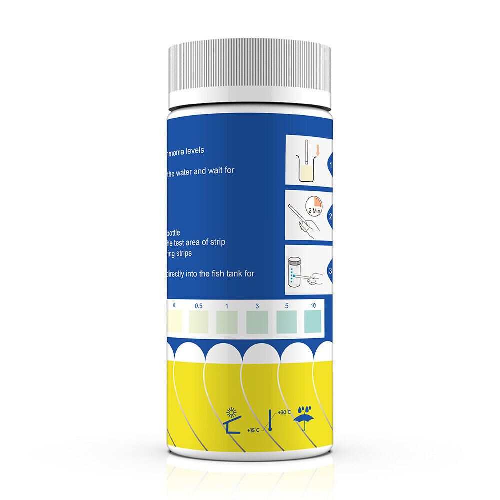 แอมโมเนียไนโตรเจน Quick แถบทดส - Marine Aquarium Test Kit บทวิจารณ์และราคา