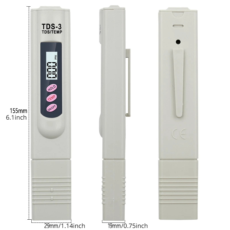 1/3 ชิ้นแบบพกพา LCD Digital TD - Marine Aquarium Water Analyzer บทวิจารณ์และราคา