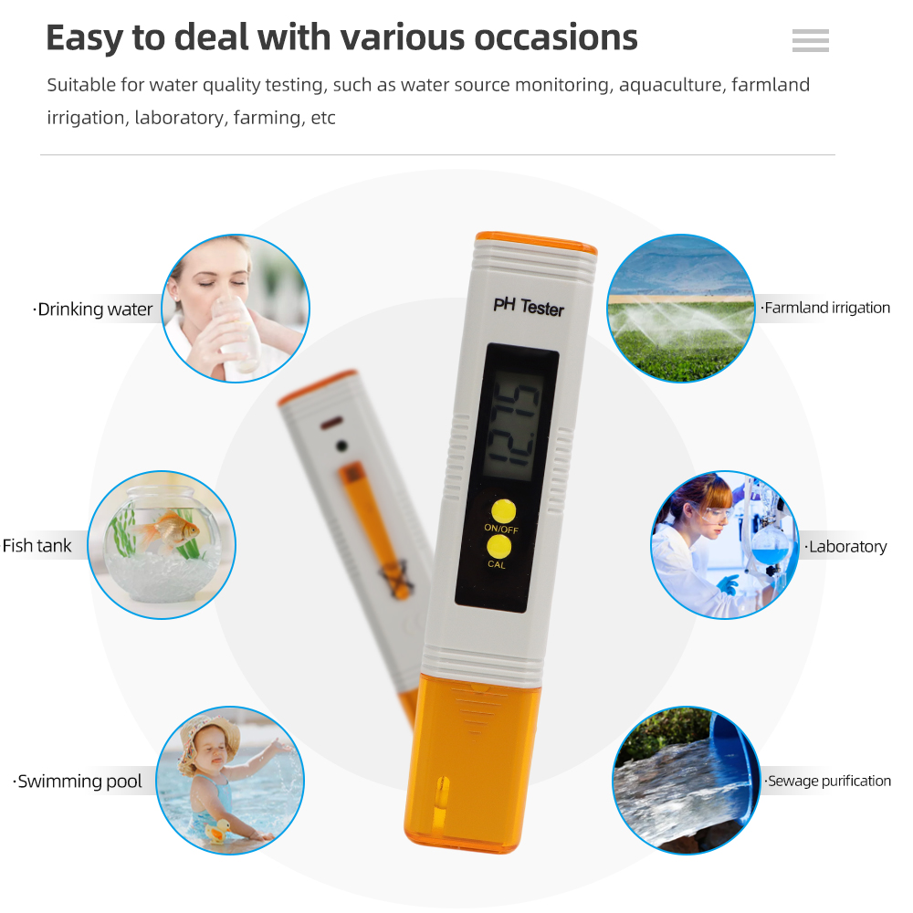 ปากกาวัดค่า pH ดิจิตอล เครื่อง - Marine Aquarium Water Analyzer บทวิจารณ์และราคา