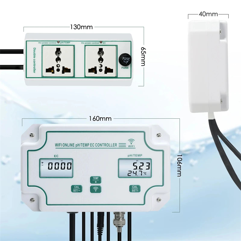 เครื่องควบคุมค่า pH แบบ 3-in-1 - Marine Aquarium Water Analyzer บทวิจารณ์และราคา