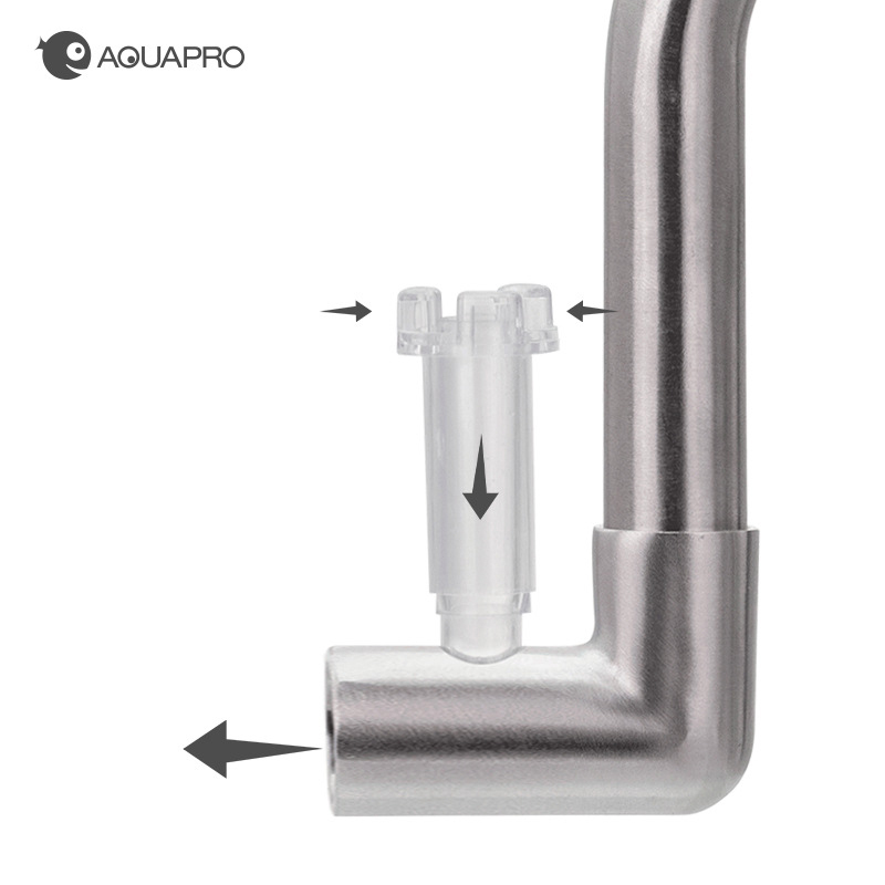 AQUAPRO มินิสแตนเลสไหลเข้า Out - Marine Aquarium Uv Filter บทวิจารณ์และราคา