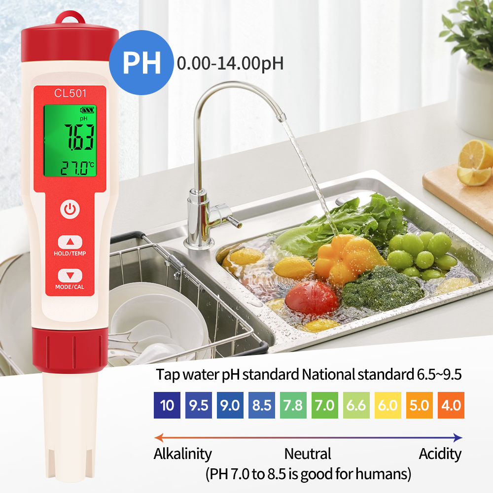 PH/CL2/H2/ORP/อุณหภูมิเครื่องต - Marine Aquarium Test Kit บทวิจารณ์และราคา