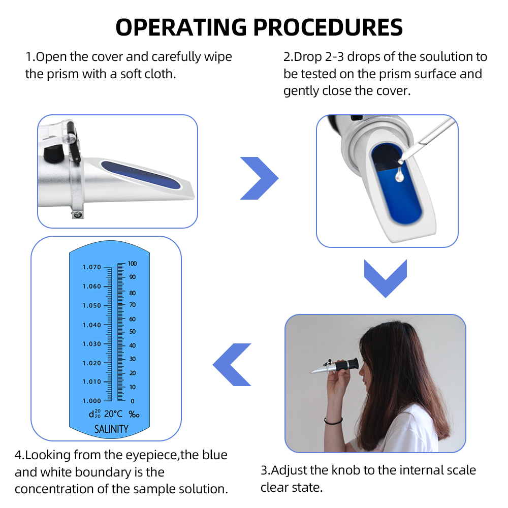 ความเค็ม Refractometer 0-10% 1 - Aquarium Marine Salt บทวิจารณ์และราคา