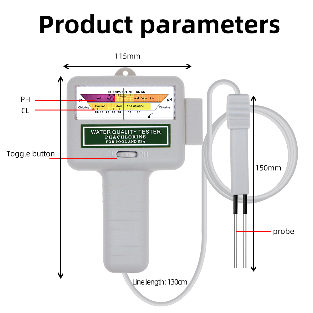 2 In 1 PH คลอรีน Tester Meter  - Marine Aquarium Test Kit บทวิจารณ์และราคา