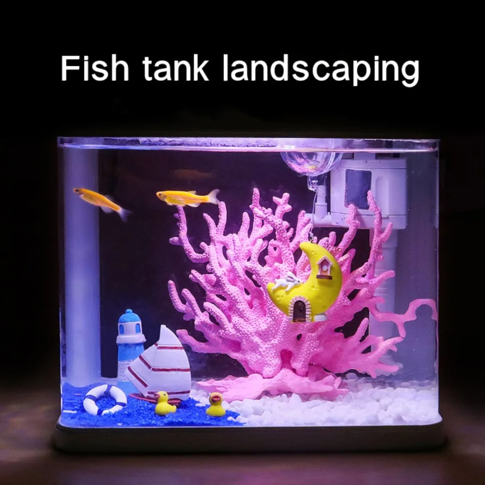 ของตกแต่งตู้ปลา ปะการังจำลอง ท - Marine Aquarium Aquascape บทวิจารณ์และราคา