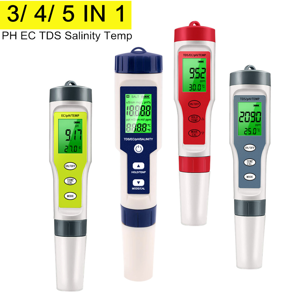 เครื่องทดสอบคุณภาพน้ําแบบดิจิต - Marine Aquarium Water Analyzer บทวิจารณ์และราคา