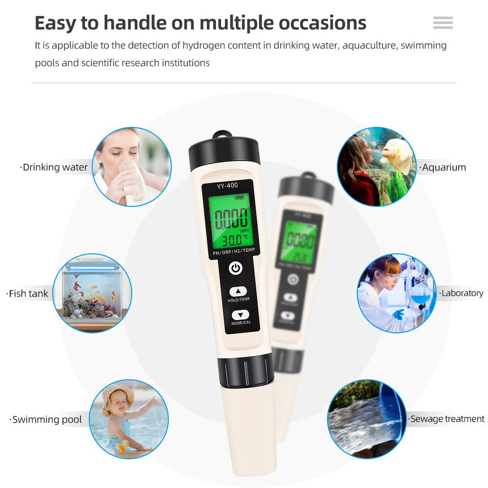 4/3/2 in 1 ตัวเลือก PH ORP H2  - Marine Aquarium Water Analyzer บทวิจารณ์และราคา