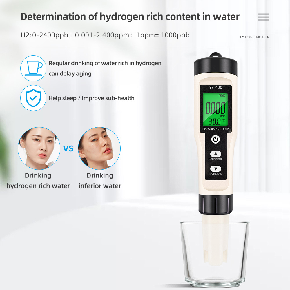 4/3/2 in 1 ตัวเลือก PH ORP H2  - Marine Aquarium Water Analyzer บทวิจารณ์และราคา