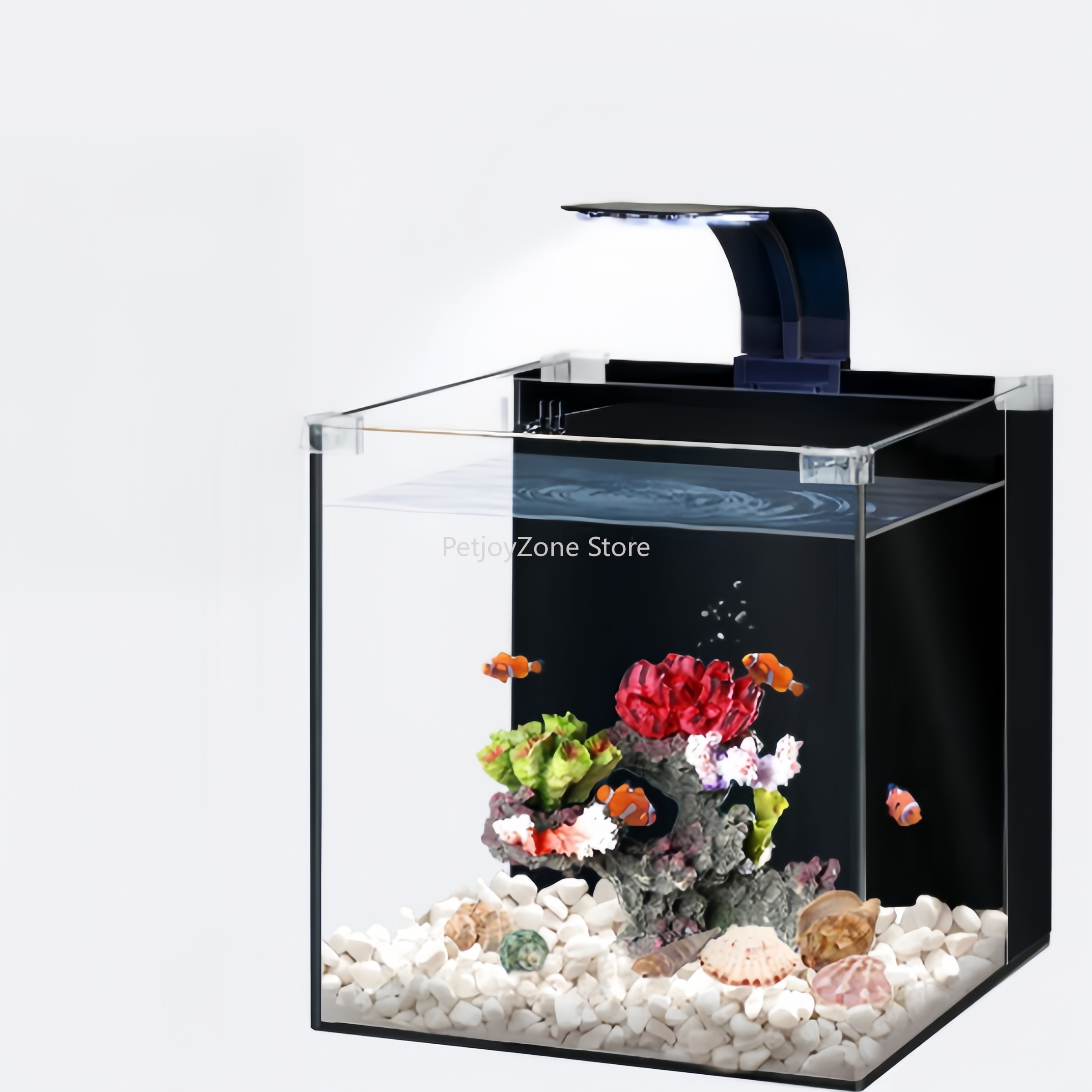 ตู้ปลาทะเลขนาดเล็กหรูหรา กระจก - Aquarium Marine Salt บทวิจารณ์และราคา