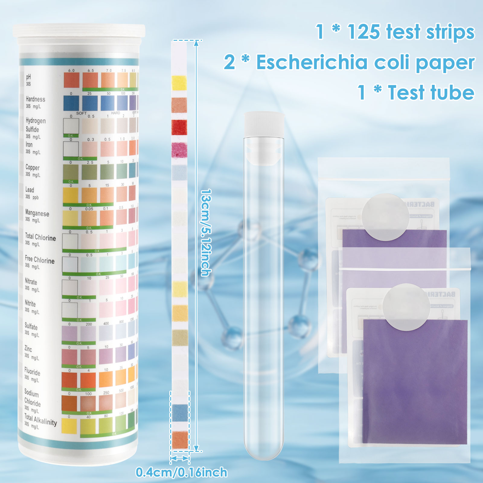 100/125 PC Aquarium Test Strip - Marine Aquarium Test Kit บทวิจารณ์และราคา