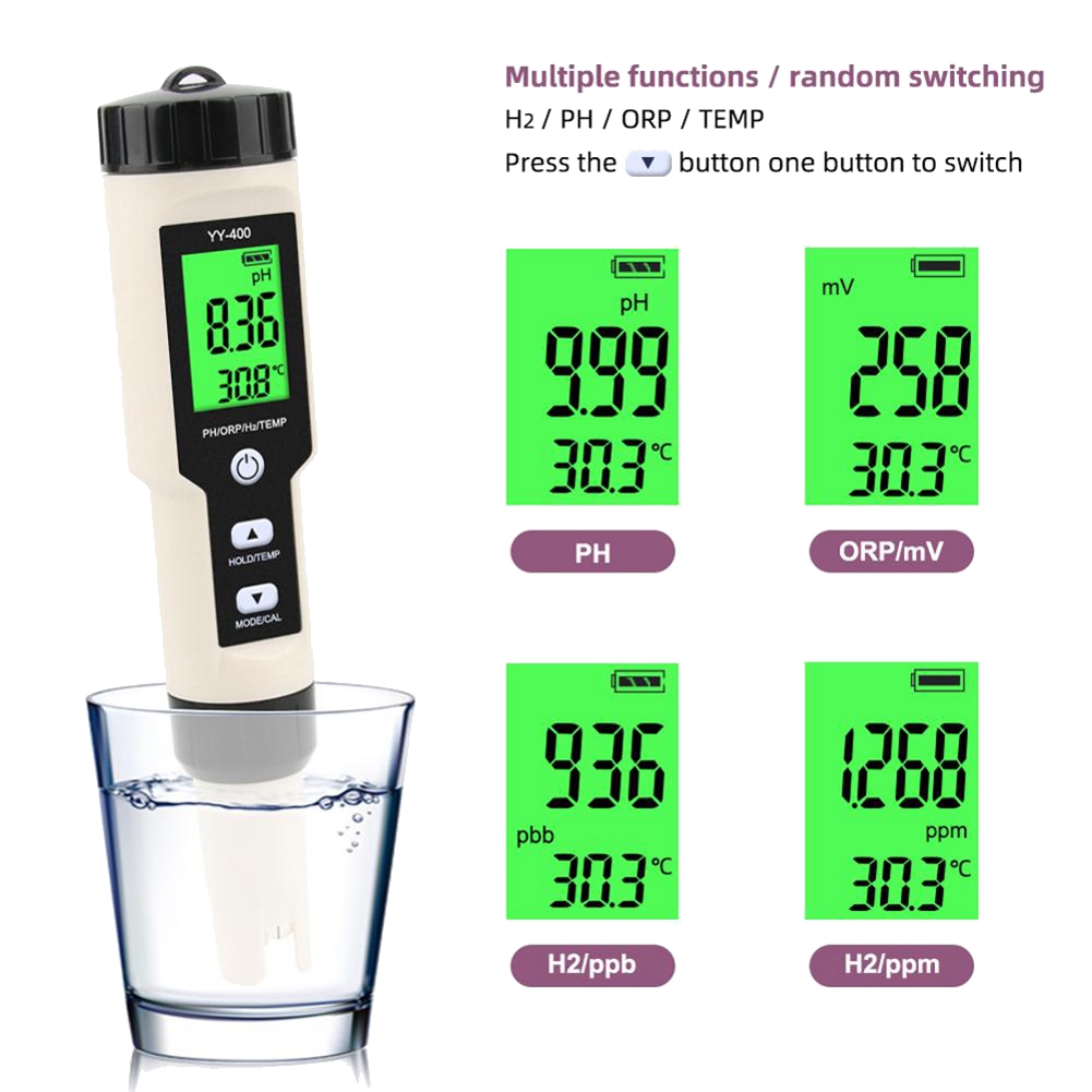 4 in 1 YY-400เครื่องวัดความเข้ - Marine Aquarium Water Analyzer บทวิจารณ์และราคา