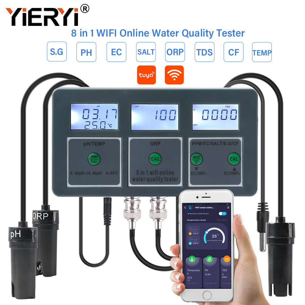 เครื่องวัดคุณภาพน้ำอัจฉริยะ Yi - Marine Aquarium Water Analyzer บทวิจารณ์และราคา