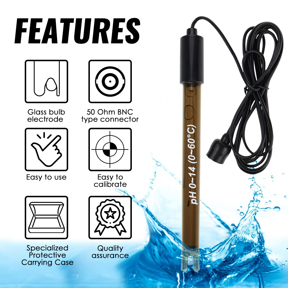 Ph Meter Ph Sonde สระว่ายน้ํา  - Marine Aquarium Water Analyzer บทวิจารณ์และราคา